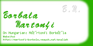 borbala martonfi business card